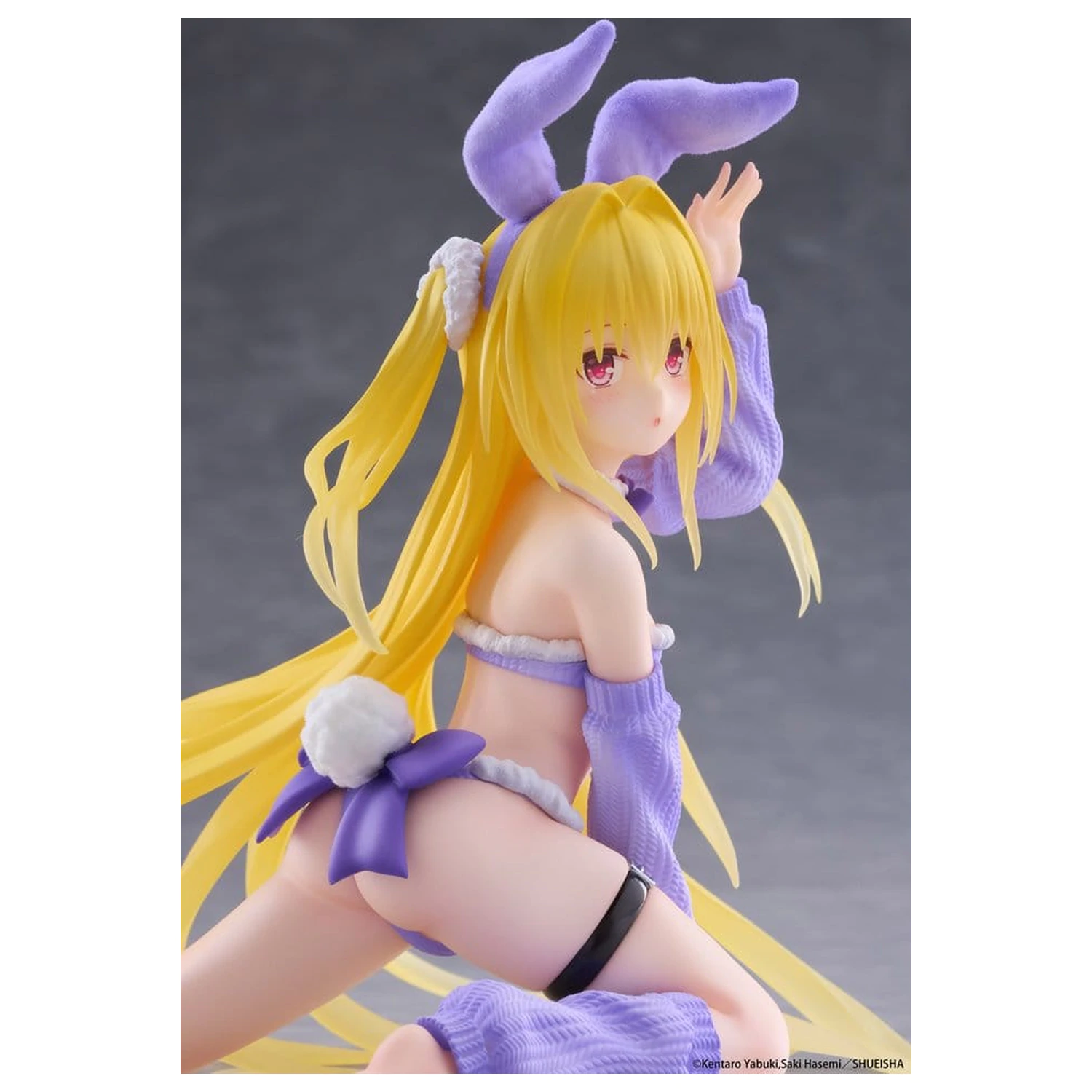To Love-Ru Darkness MOFLOCK PVC Figur Golden Darkness (Fluffy Bunny Ver.) 13 Zentimeter Produktfoto