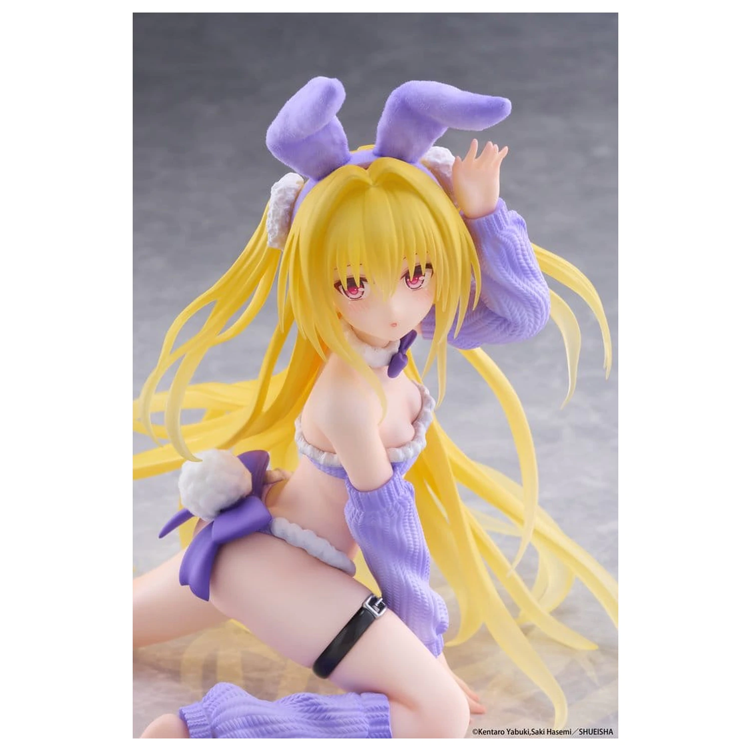 To Love-Ru Darkness MOFLOCK PVC Figur Golden Darkness (Fluffy Bunny Ver.) 13 Zentimeter Produktfoto