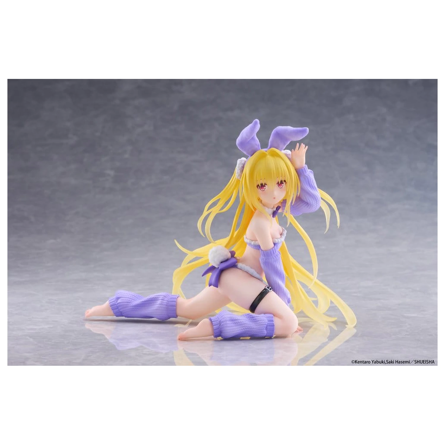 To Love-Ru Darkness MOFLOCK PVC Figur Golden Darkness (Fluffy Bunny Ver.) 13 Zentimeter Produktfoto