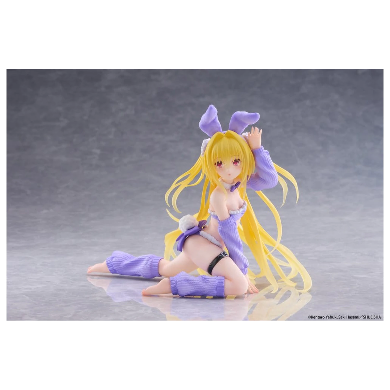To Love-Ru Darkness MOFLOCK PVC Figur Golden Darkness (Fluffy Bunny Ver.) 13 Zentimeter Produktfoto