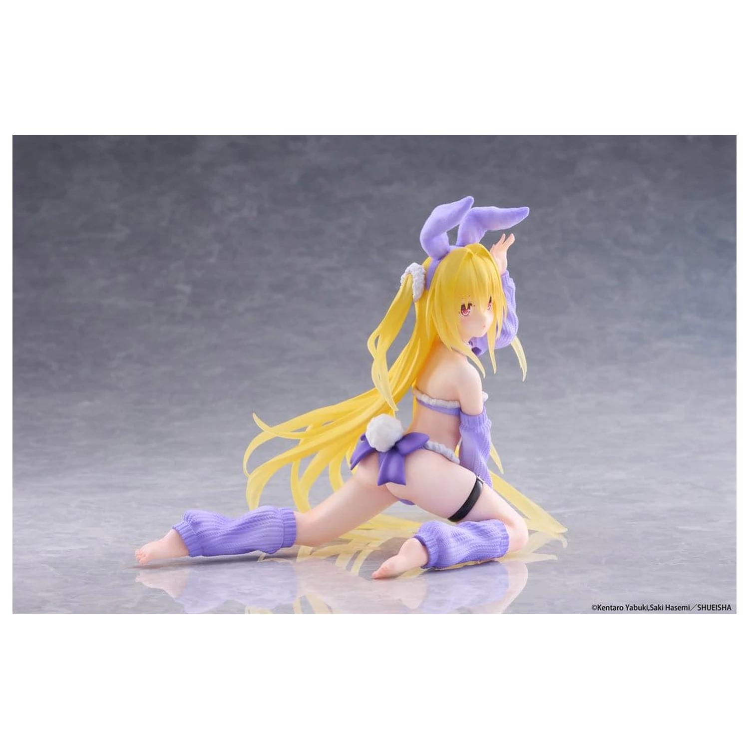 To Love-Ru Darkness MOFLOCK PVC Figur Golden Darkness (Fluffy Bunny Ver.) 13 Zentimeter Produktfoto