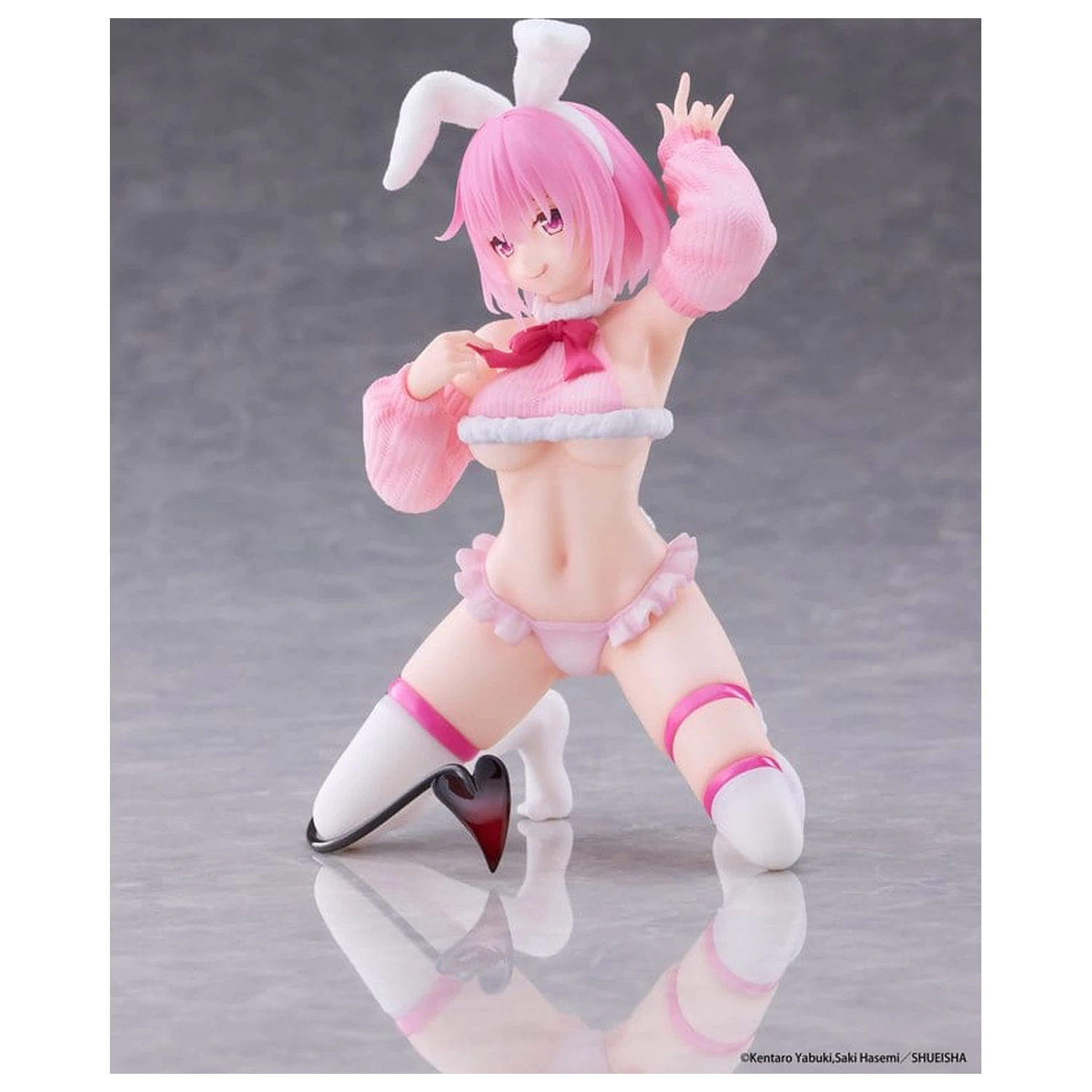 To Love-Ru Darkness MOFLOCK PVC Figur Momo (Fluffy Bunny Ver.) 13 cm Produktfoto