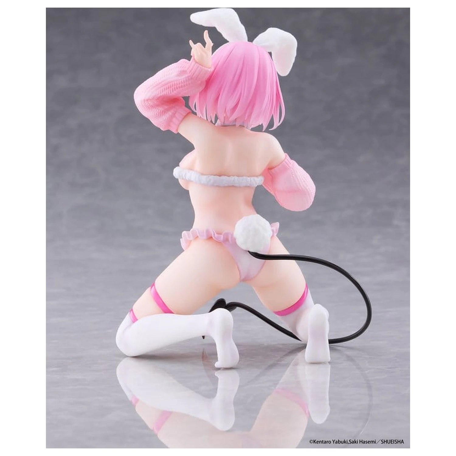 To Love-Ru Darkness MOFLOCK PVC Figur Momo (Fluffy Bunny Ver.) 13 cm Produktfoto