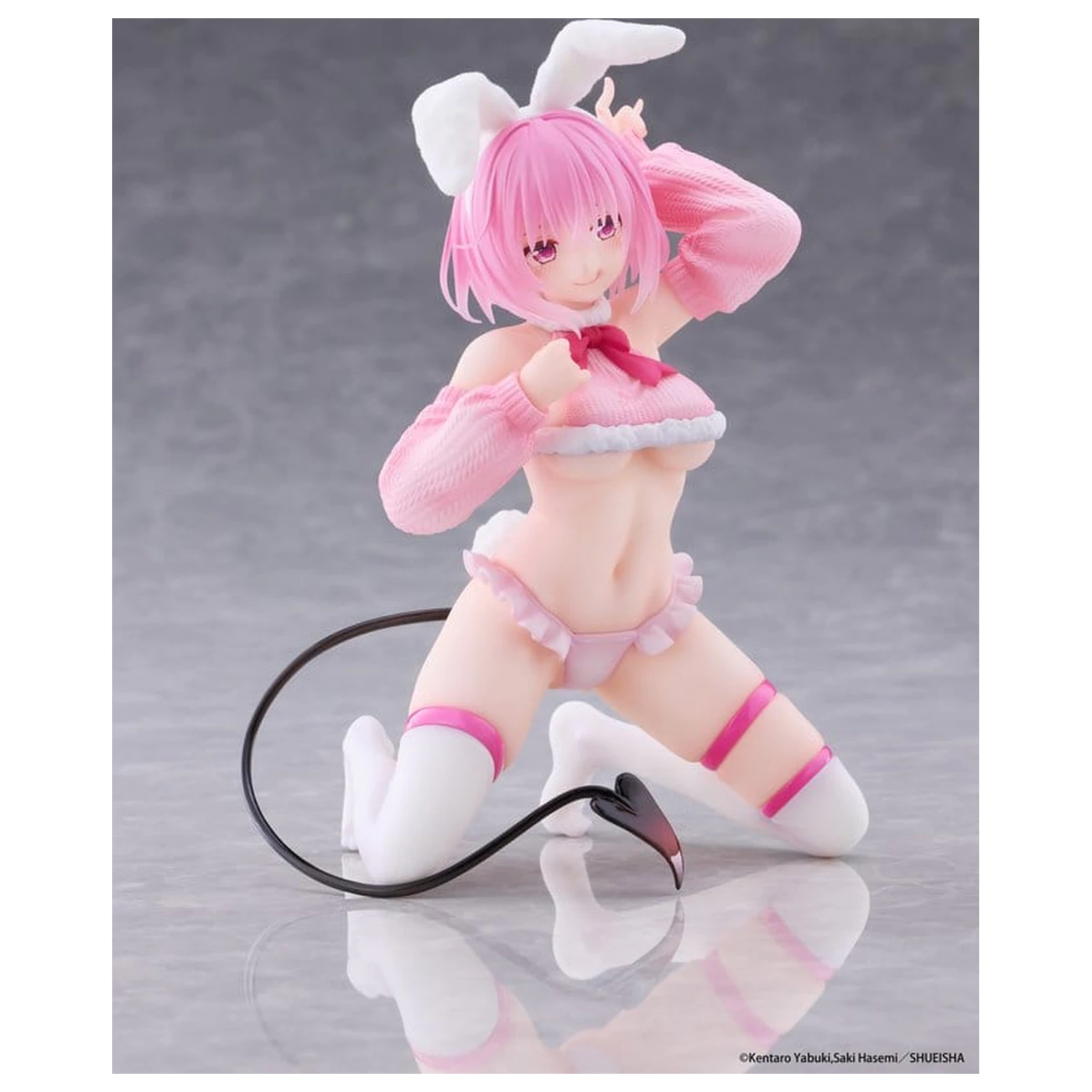 To Love-Ru Darkness MOFLOCK PVC Figur Momo (Fluffy Bunny Ver.) 13 cm Produktfoto