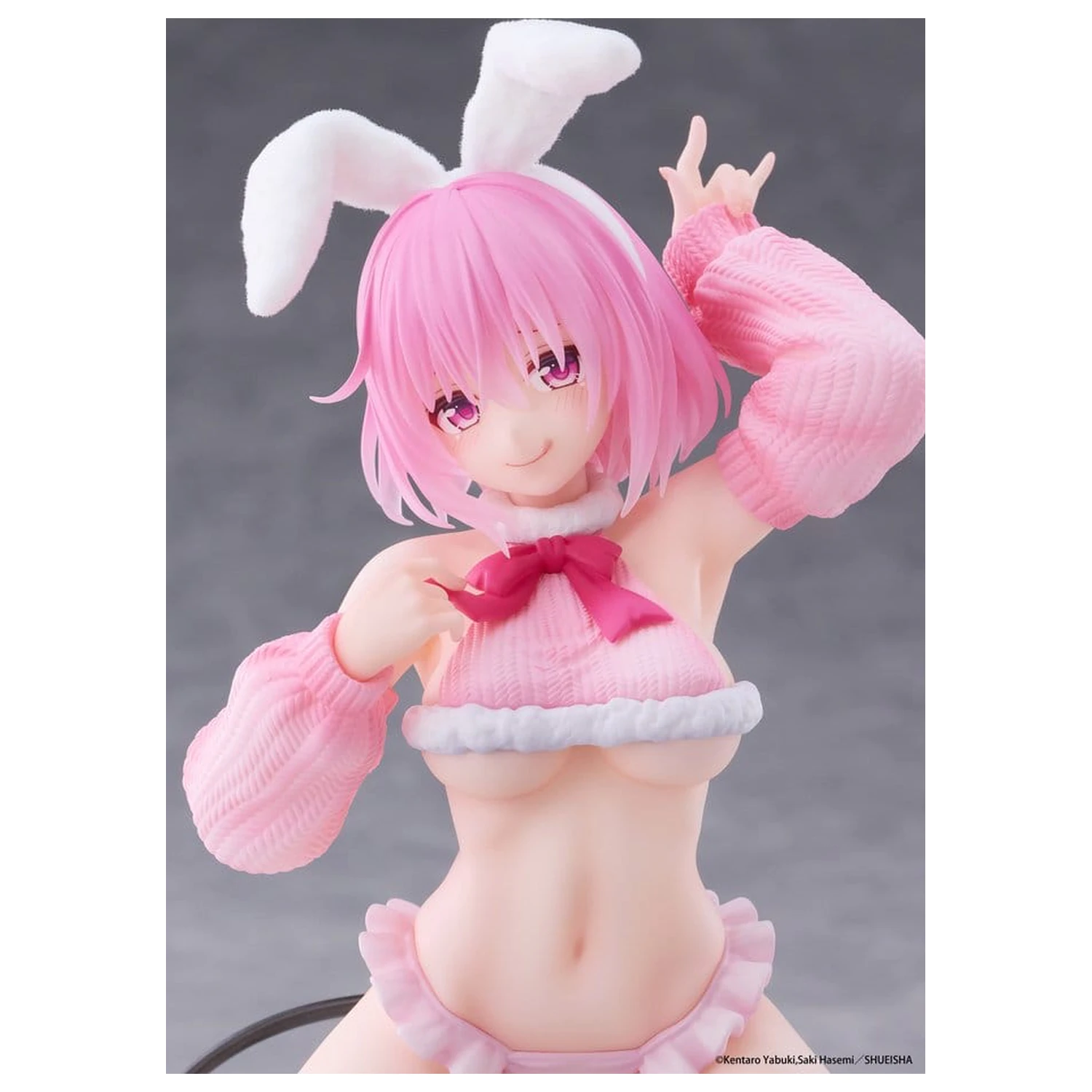 To Love-Ru Darkness MOFLOCK PVC Figur Momo (Fluffy Bunny Ver.) 13 cm Produktfoto
