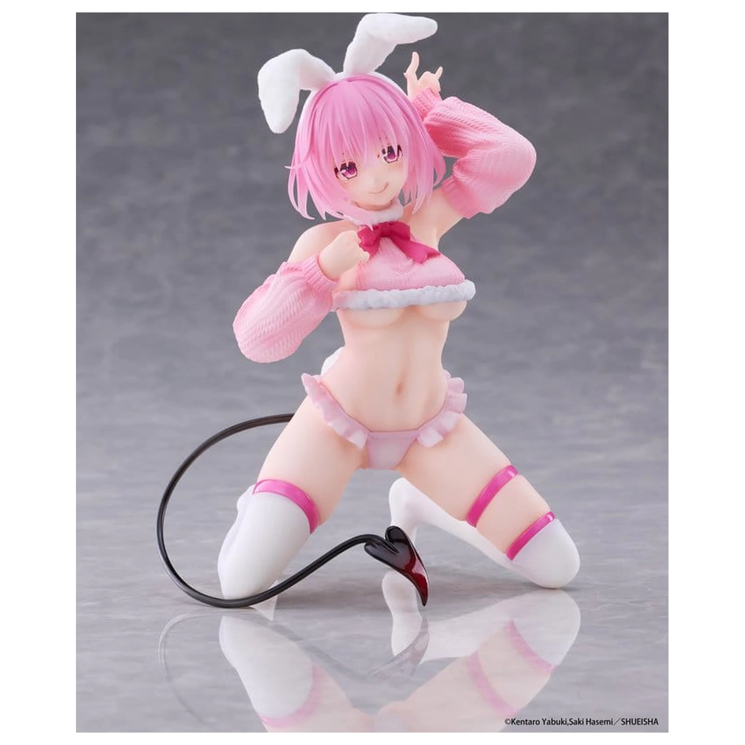 To Love-Ru Darkness MOFLOCK PVC Figur Momo (Fluffy Bunny Ver.) 13 cm Produktfoto