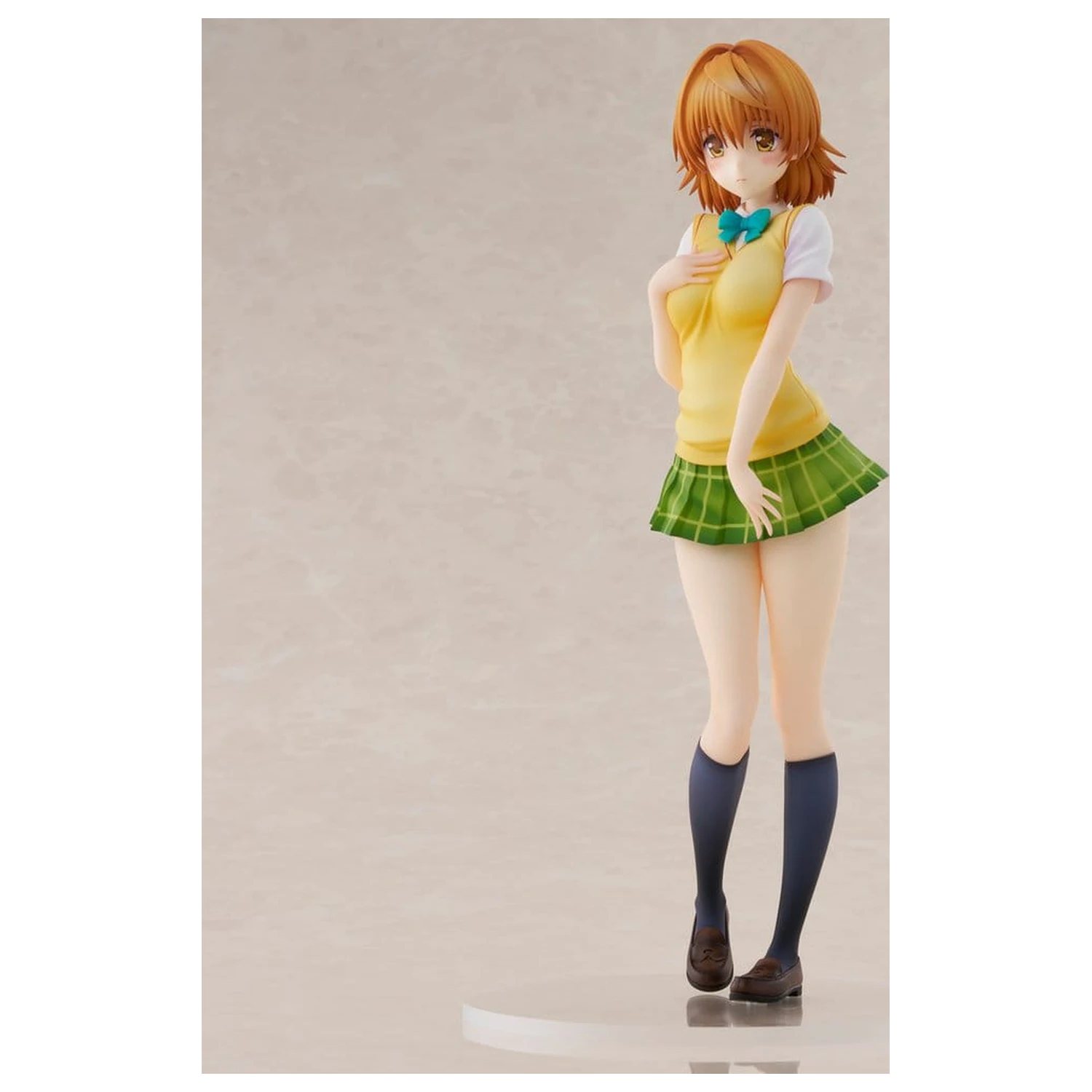 To Love-Ru Darkness Schuluniform Serie PVC Figur Riko Yuzaki 28 cm Produktfoto