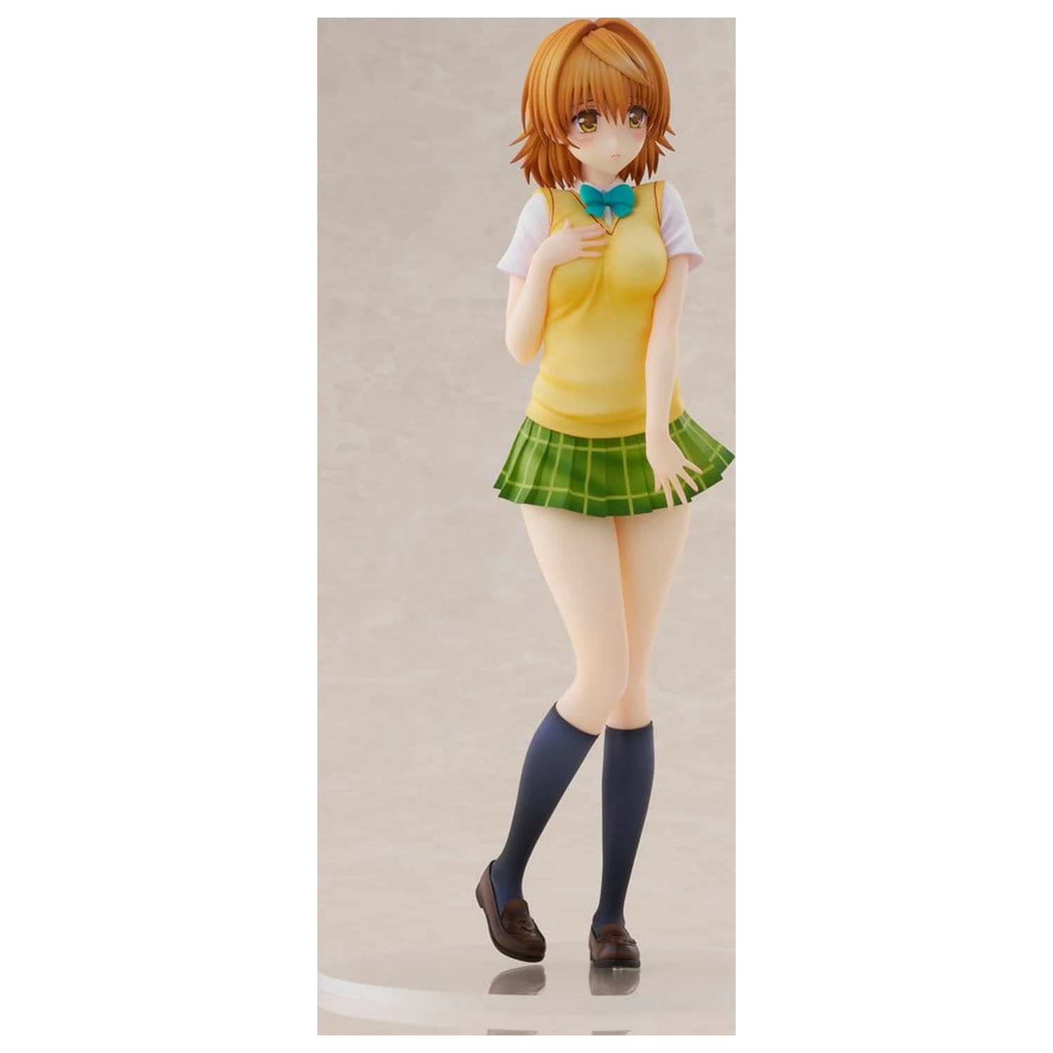To Love-Ru Darkness Schuluniform Serie PVC Figur Riko Yuzaki 28 cm Produktfoto