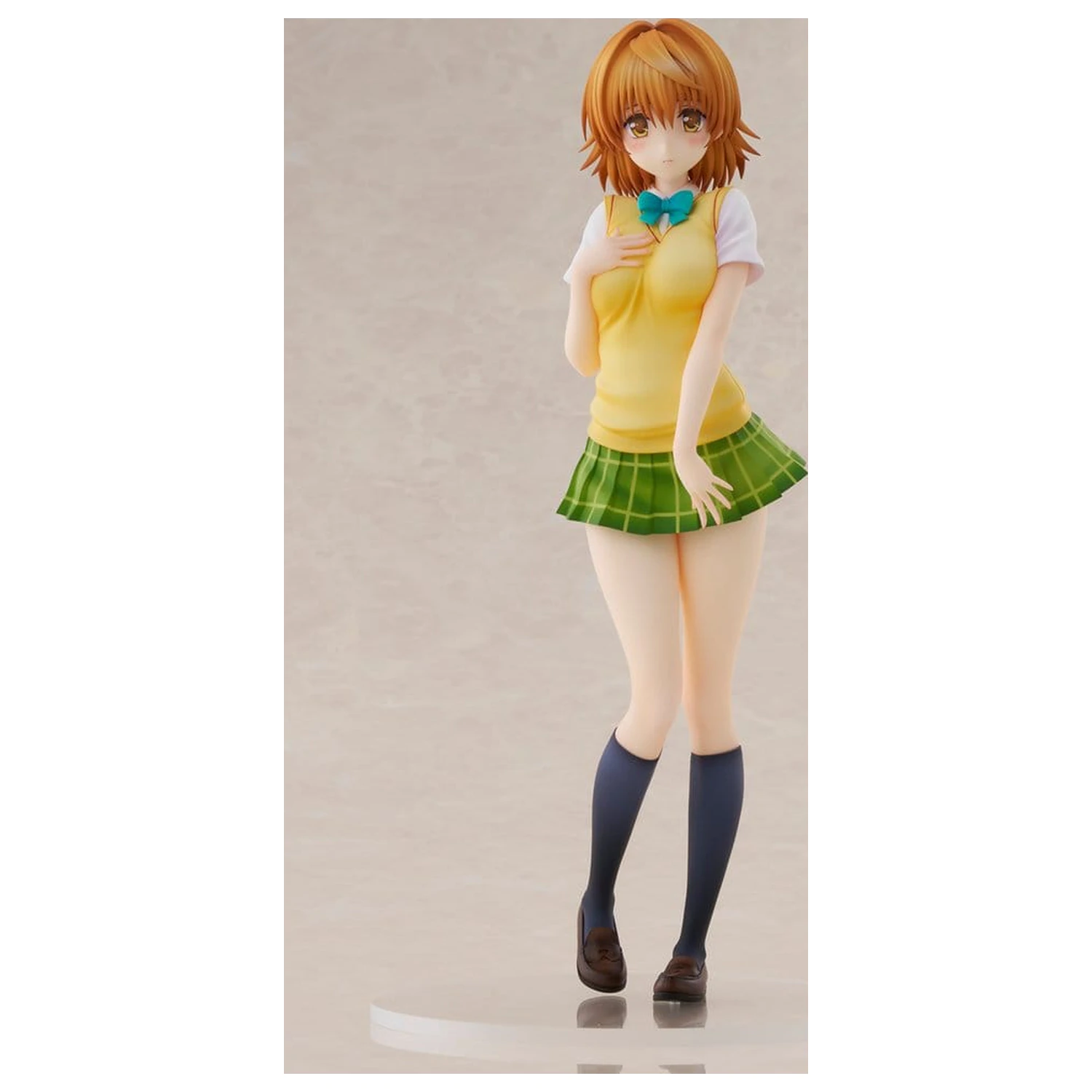 To Love-Ru Darkness Schuluniform Serie PVC Figur Riko Yuzaki 28 cm Produktfoto