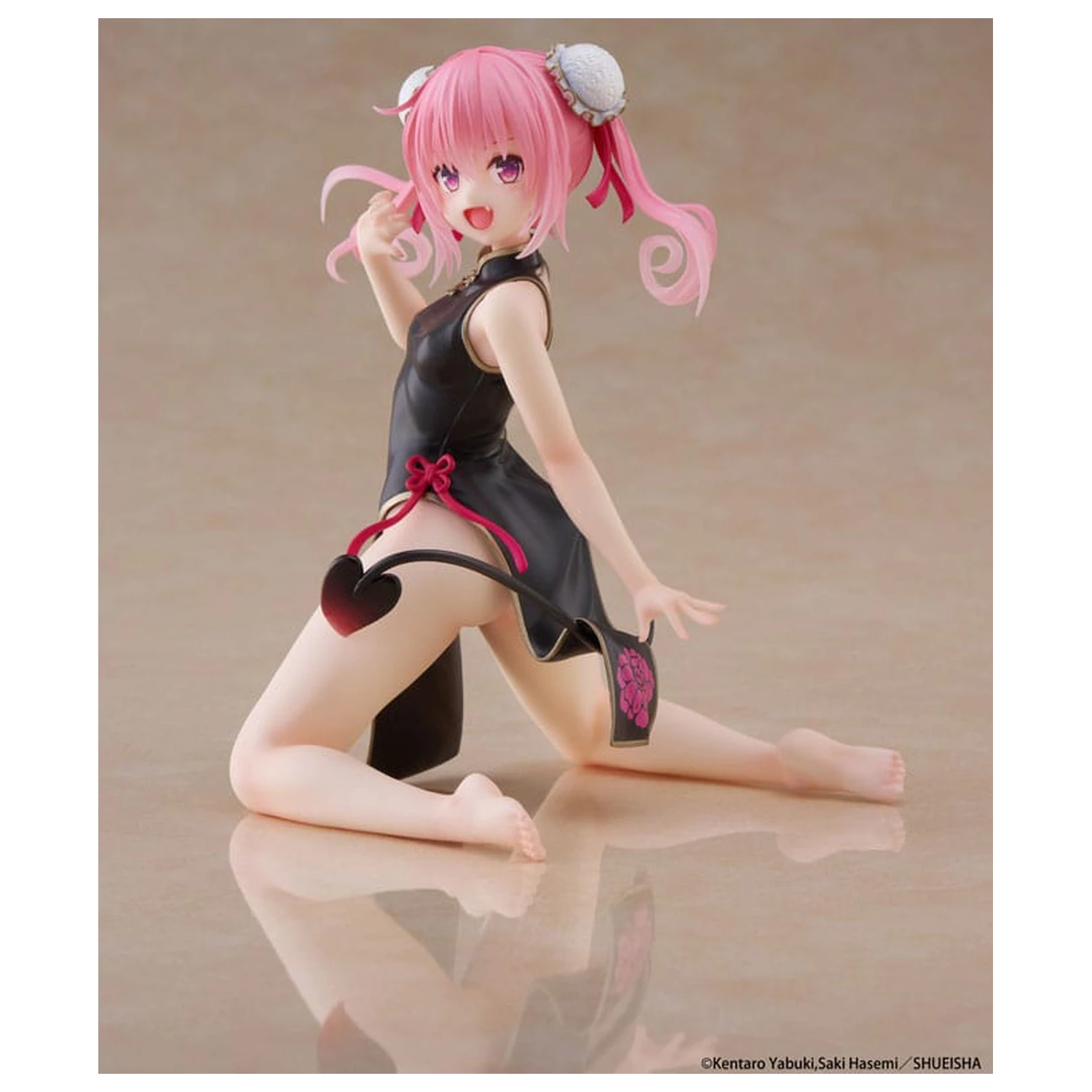 To Love-Ru PVC Statue Desktop Süße Figur Nana (China Dress Ver.) 13 cm Produktfoto