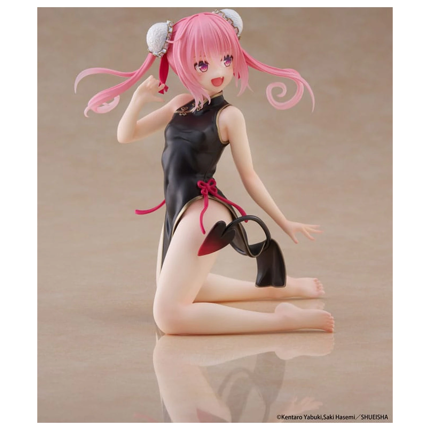 To Love-Ru PVC Statue Desktop Süße Figur Nana (China Dress Ver.) 13 cm Produktfoto