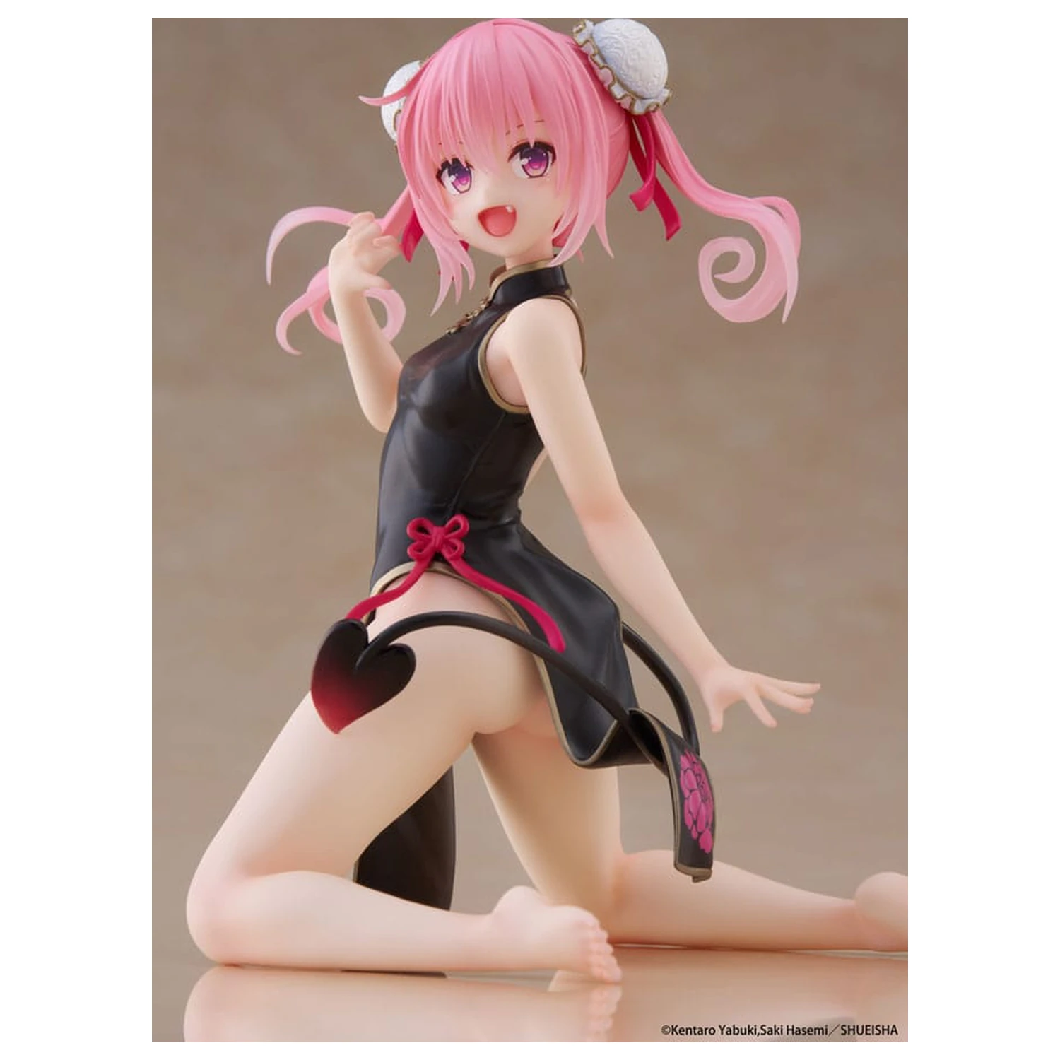 To Love-Ru PVC Statue Desktop Süße Figur Nana (China Dress Ver.) 13 cm Produktfoto
