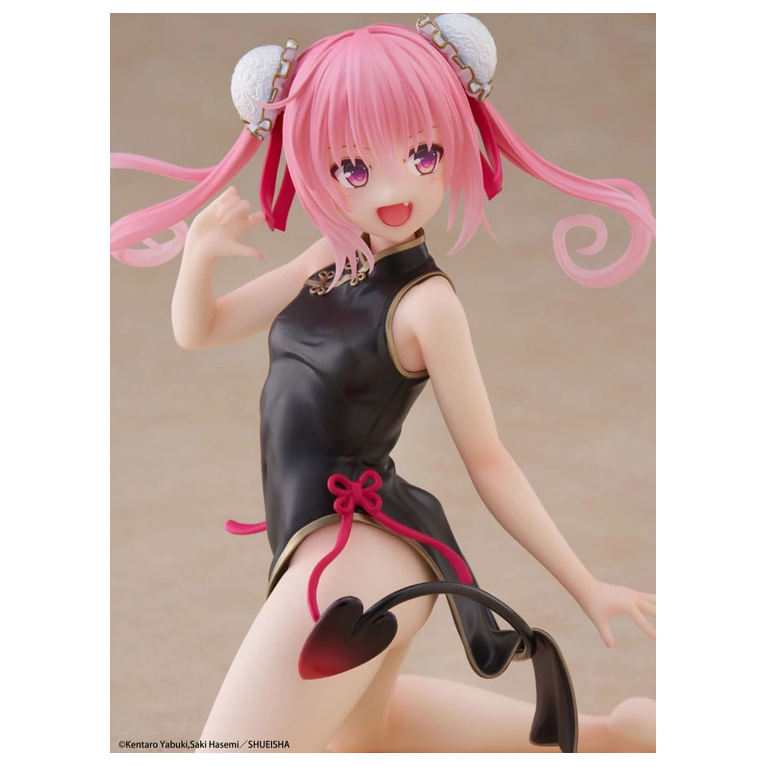 To Love-Ru PVC Statue Desktop Süße Figur Nana (China Dress Ver.) 13 cm Produktfoto