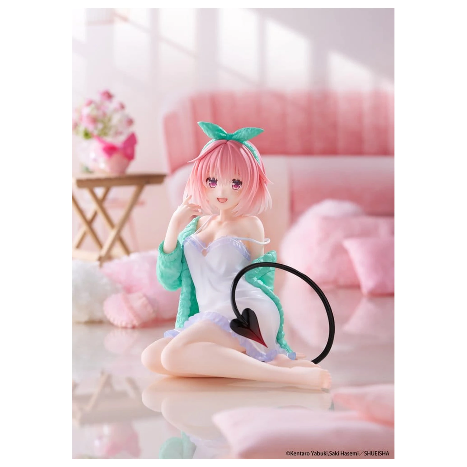 To Love-Ru Desktop Cute PVC Figur Momo (Roomwear Ver.) 13 cm Produktfoto