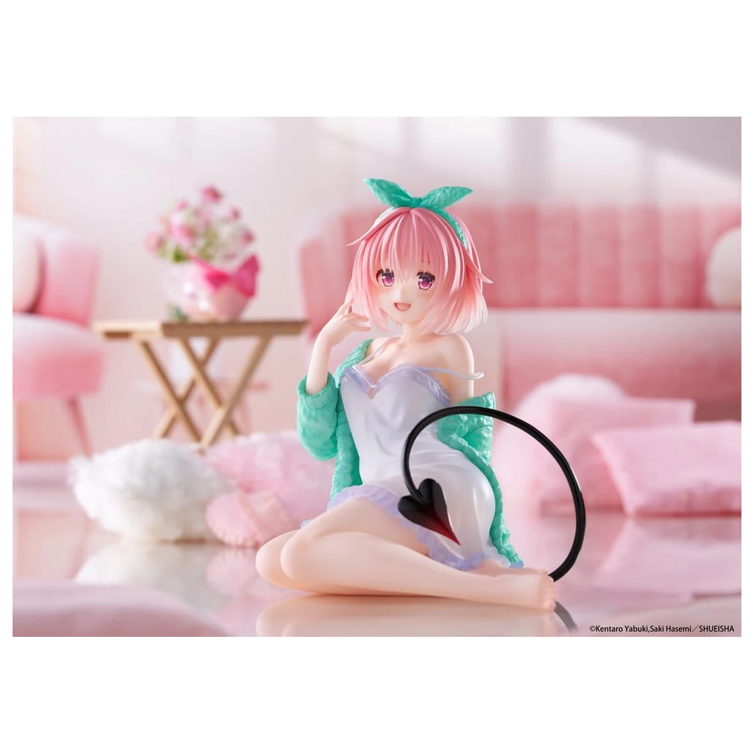 To Love-Ru Desktop Cute PVC Figur Momo (Roomwear Ver.) 13 cm Produktfoto
