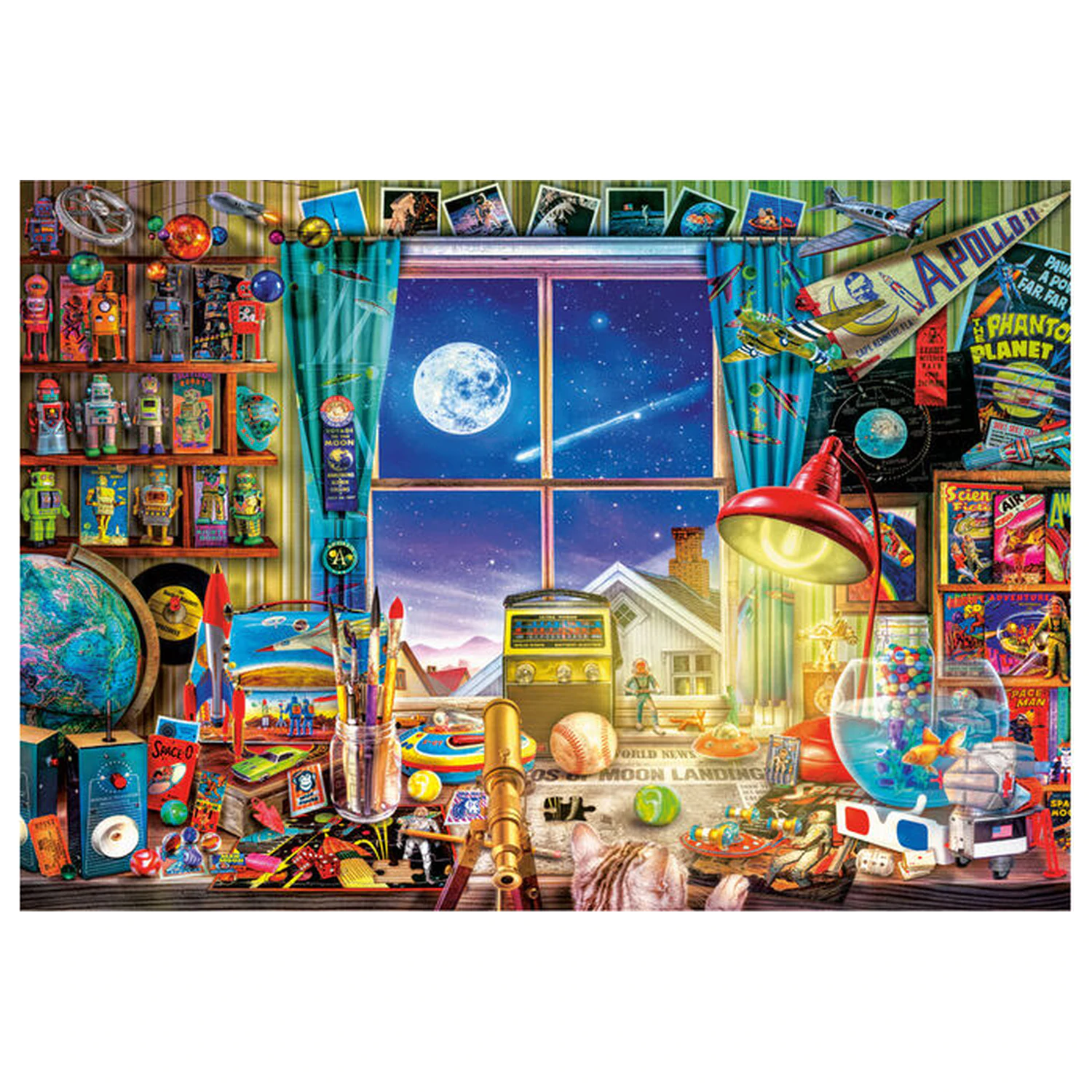 To the Moon Puzzle 500 Teile Produktfoto