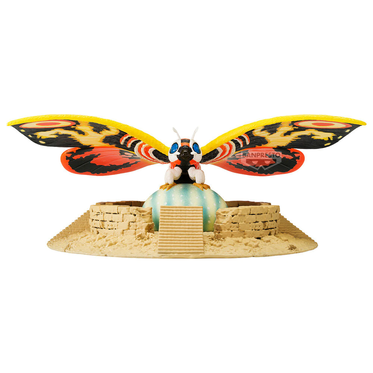 Toho Monster Series Art Vignette Mothra 1996 Figur 5 cm Produktfoto