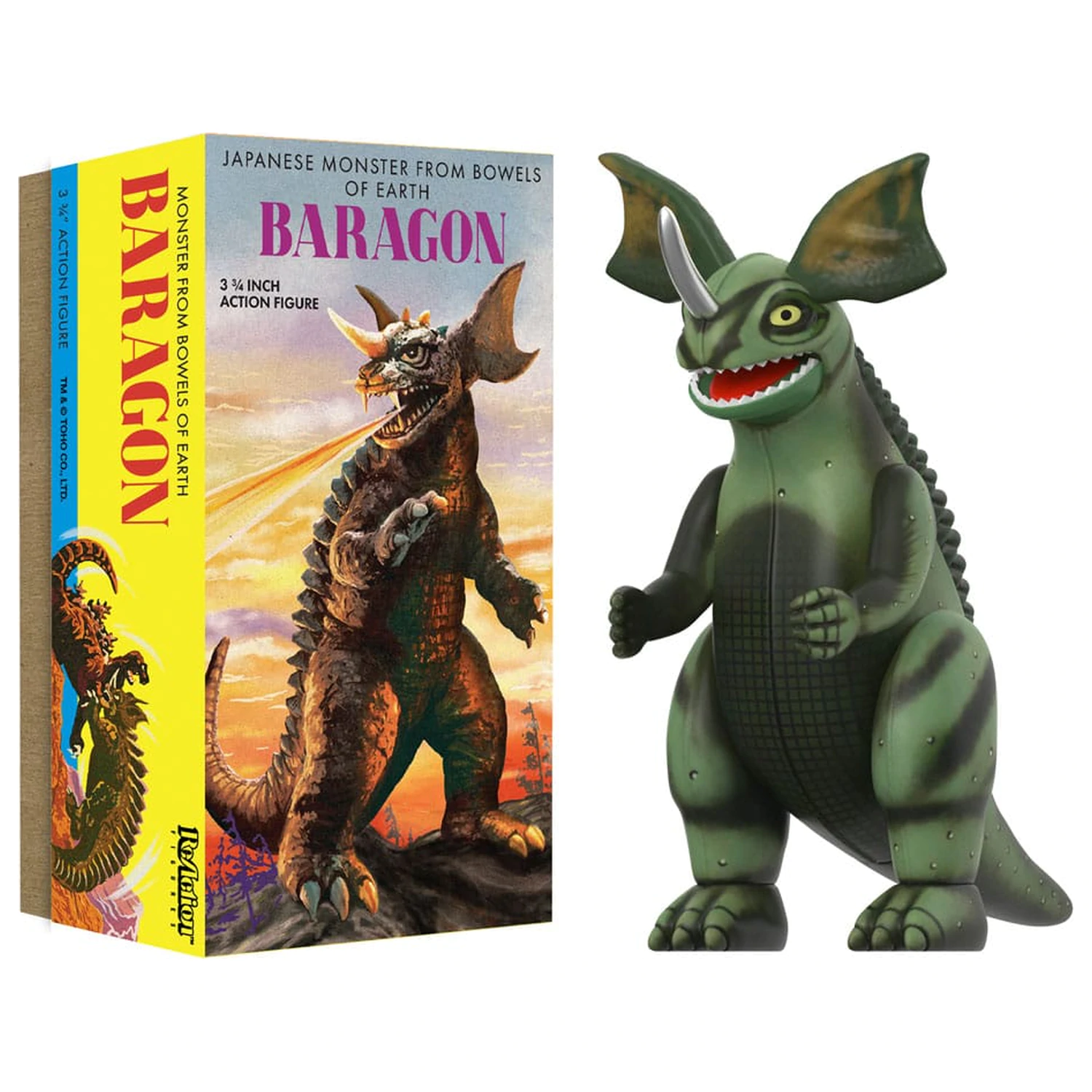 Toho ReAction Action Figur Welle 01 (Retro Tin) Baragon (Marusan Tin) 10 cm Produktfoto