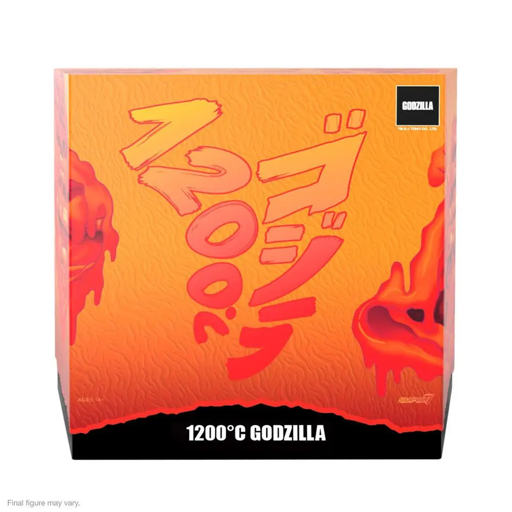 Toho Ultimates Actionfigur 1200ºC Godzilla 21 cm Produktfoto