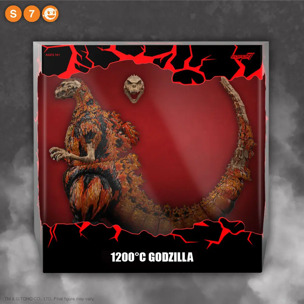Toho Ultimates Actionfigur 1200ºC Godzilla 21 cm Produktfoto