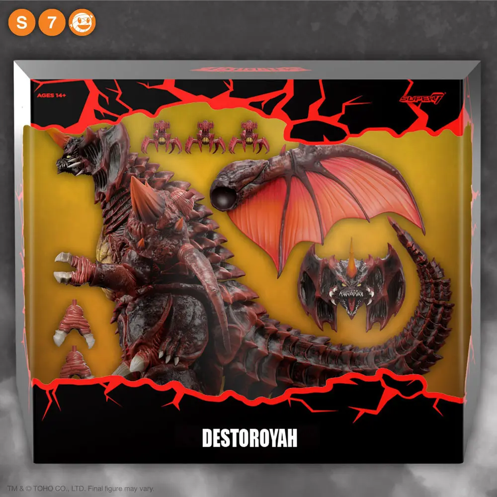 Toho Ultimates Actionfigur Destoroyah 23 cm Produktfoto