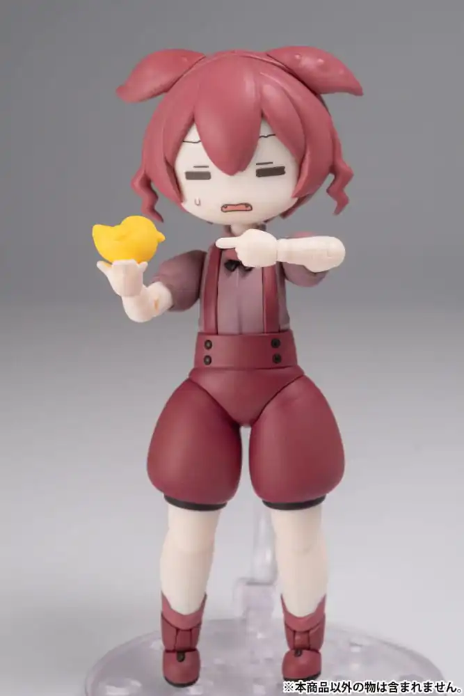 Tohoku Zunko Plastic Model Kit 1/12 Plafia Ankomon Mini Figure Set 10 cm Produktfoto