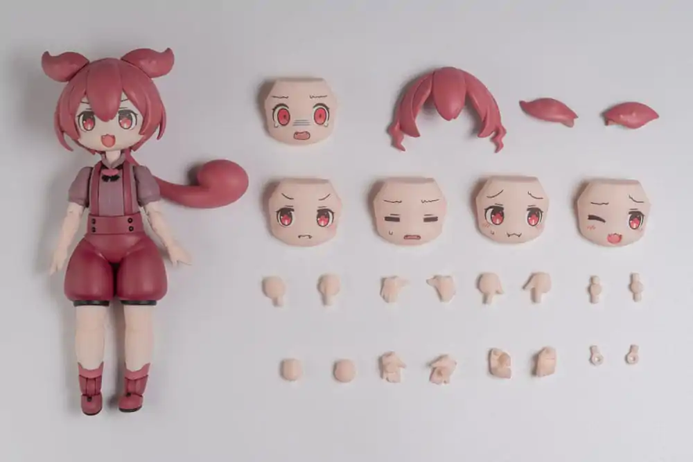 Tohoku Zunko Plastic Model Kit 1/12 Plafia Ankomon Mini Figure Set 10 cm Produktfoto