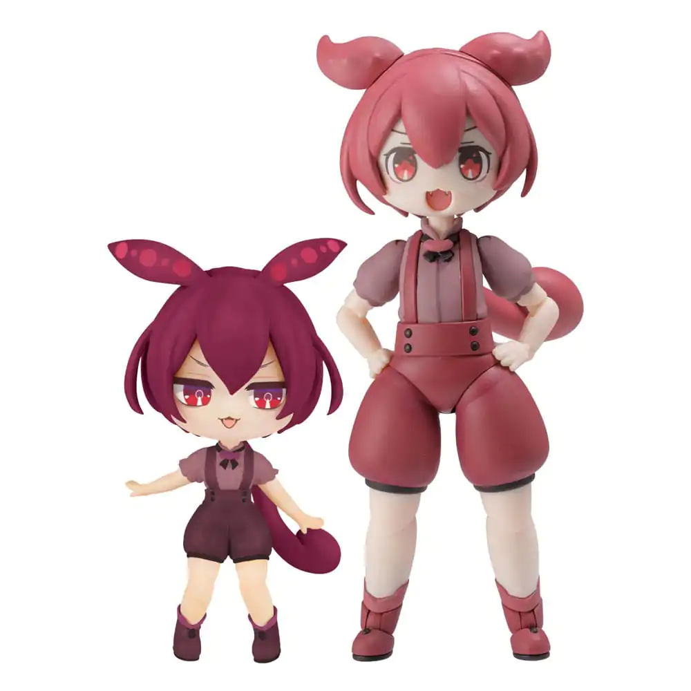 Tohoku Zunko Plastic Model Kit 1/12 Plafia Ankomon Mini Figure Set 10 cm Produktfoto