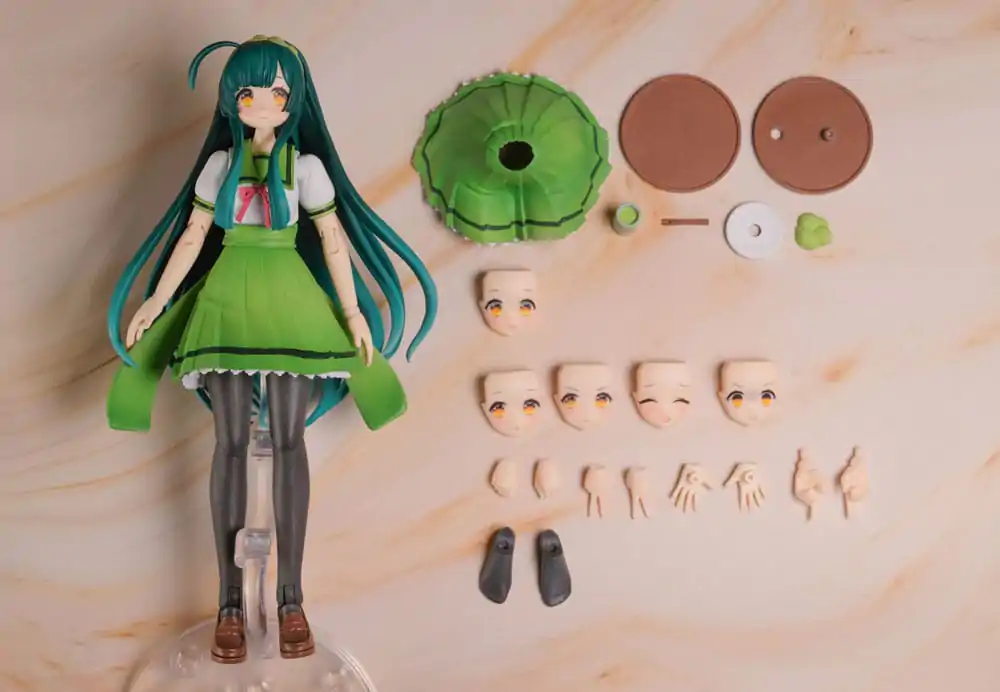 Tohoku Zunko Plastic Model Kit 1/12 Plafia Tohoku Zunko Mini Figure Set 13 cm Produktfoto