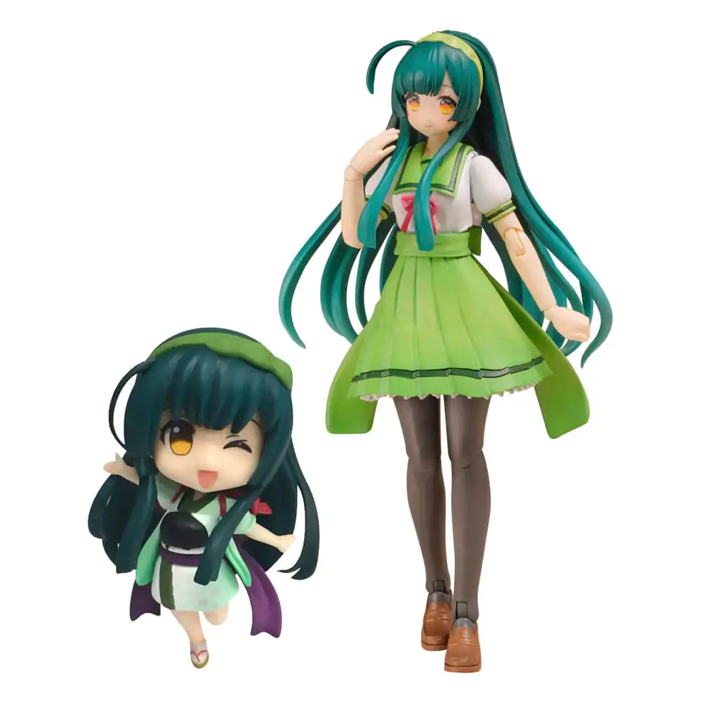 Tohoku Zunko Plastic Model Kit 1/12 Plafia Tohoku Zunko Mini Figure Set 13 cm Produktfoto