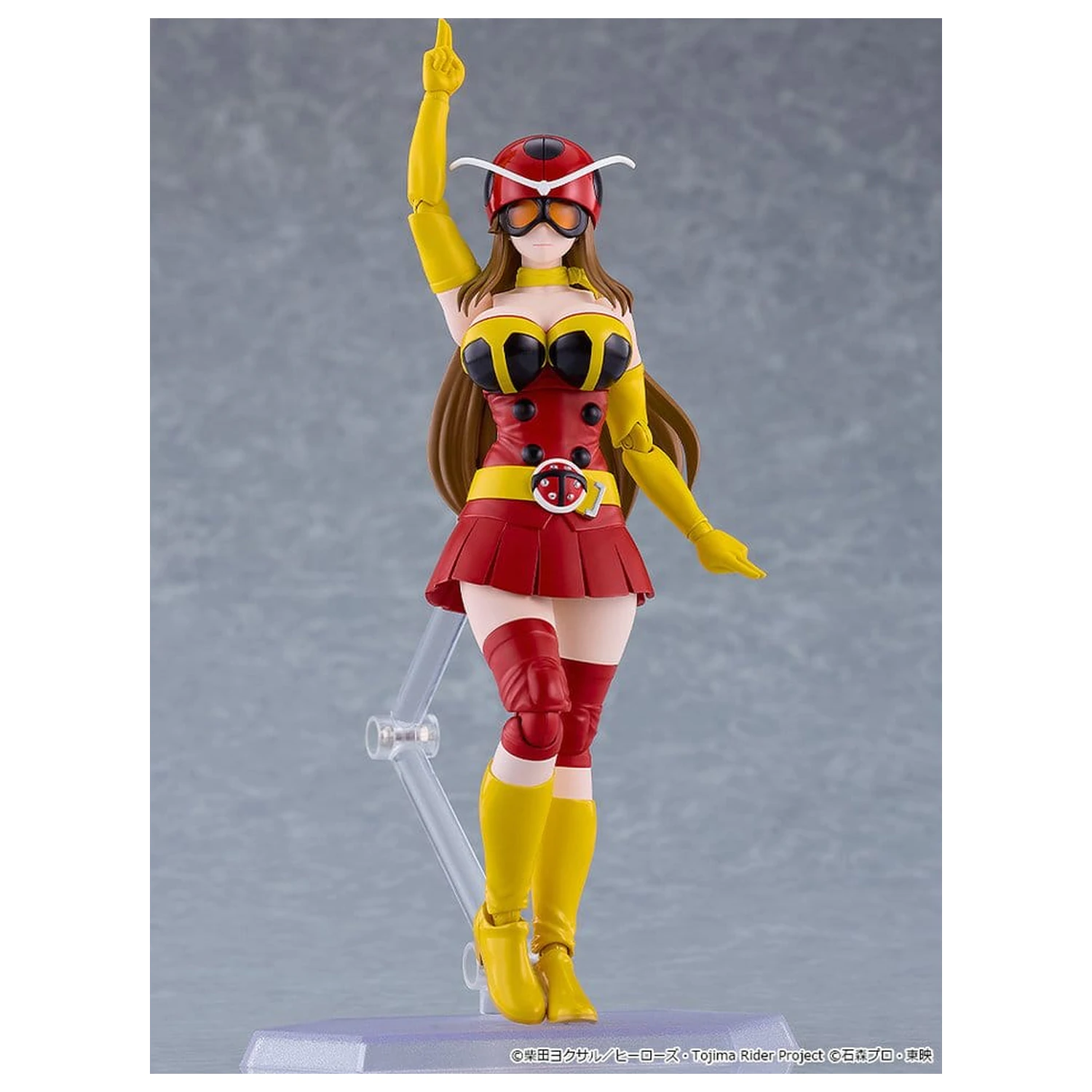 Tojima Wants to Be a Kamen Rider Figma Action-Figur Yuriko Okada (Electro-Wave Human Tackle Ver.) 14 cm Produktfoto