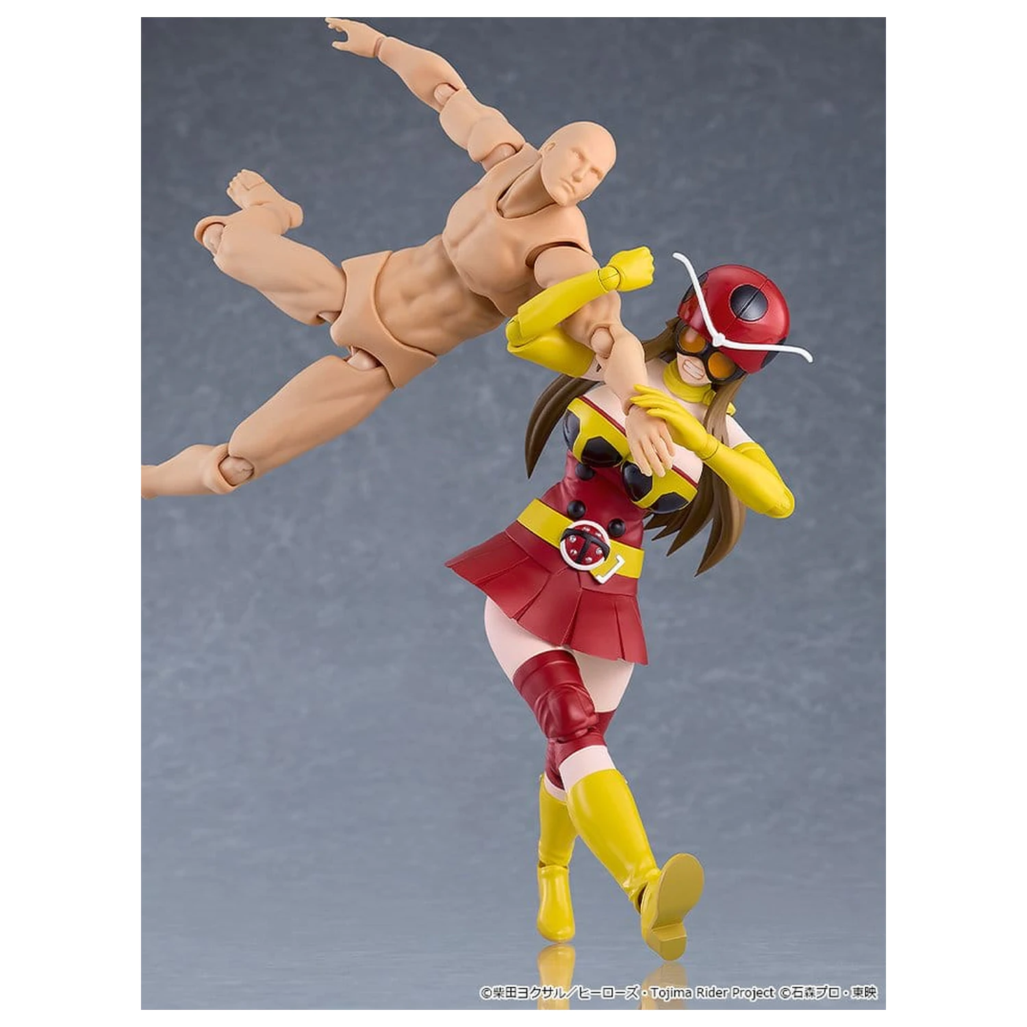 Tojima Wants to Be a Kamen Rider Figma Action-Figur Yuriko Okada (Electro-Wave Human Tackle Ver.) 14 cm Produktfoto