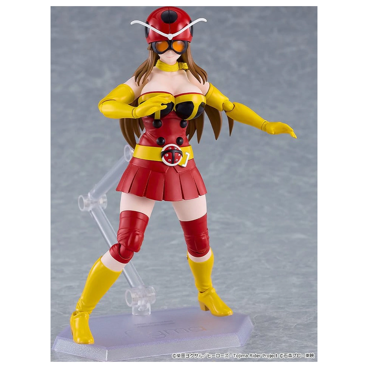 Tojima Wants to Be a Kamen Rider Figma Action-Figur Yuriko Okada (Electro-Wave Human Tackle Ver.) 14 cm Produktfoto