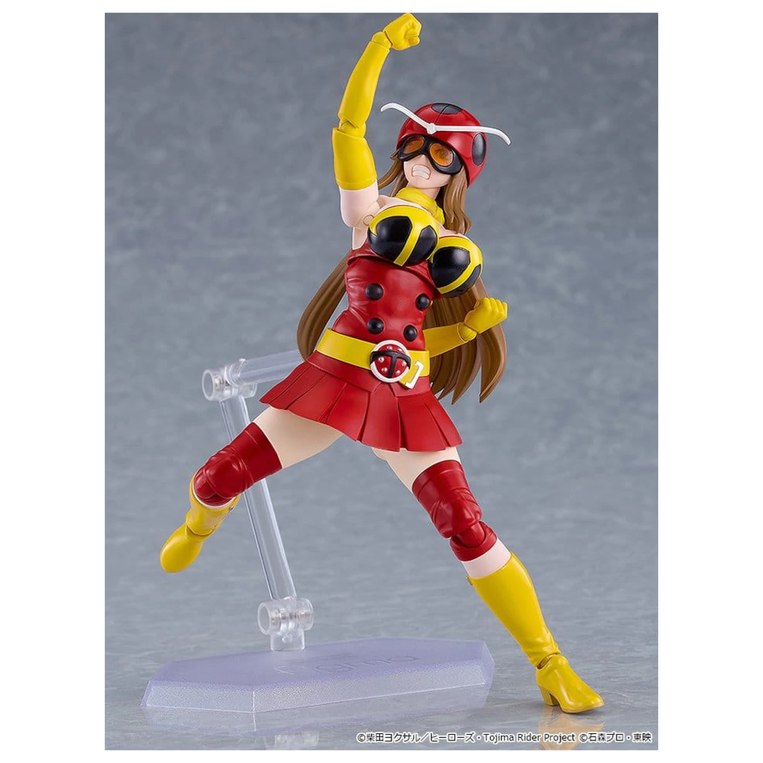 Tojima Wants to Be a Kamen Rider Figma Action-Figur Yuriko Okada (Electro-Wave Human Tackle Ver.) 14 cm Produktfoto