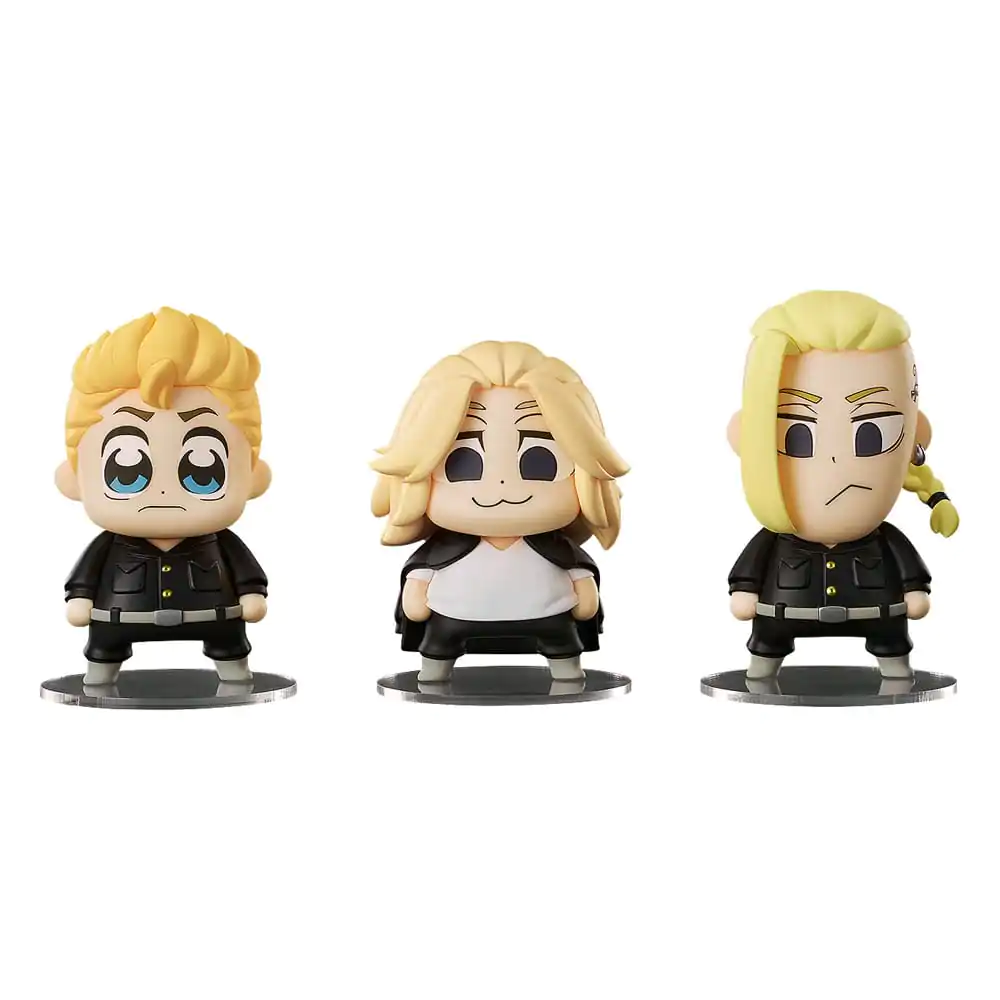 Tokyo Revengers Chibi Minifiguren Takemichi Hanagaki, Manjiro Sano, Ken Ryuguji Bkub Ver. 7 cm Produktfoto
