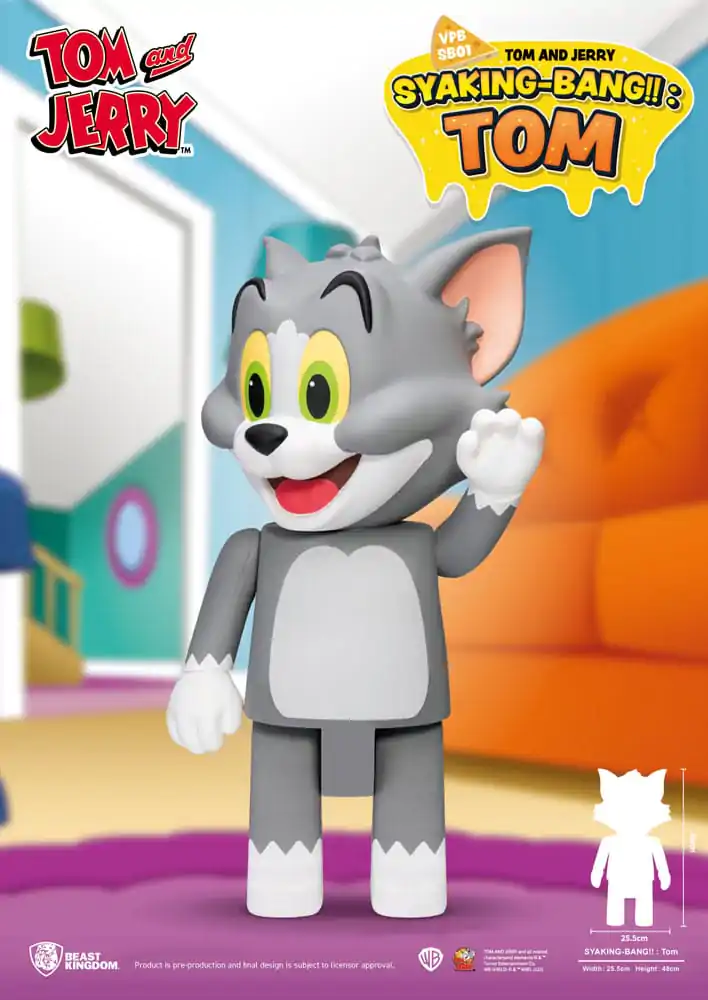 Tom &amp; Jerry Syaking Bank Vinyl Spardose Tom 48 cm Produktfoto