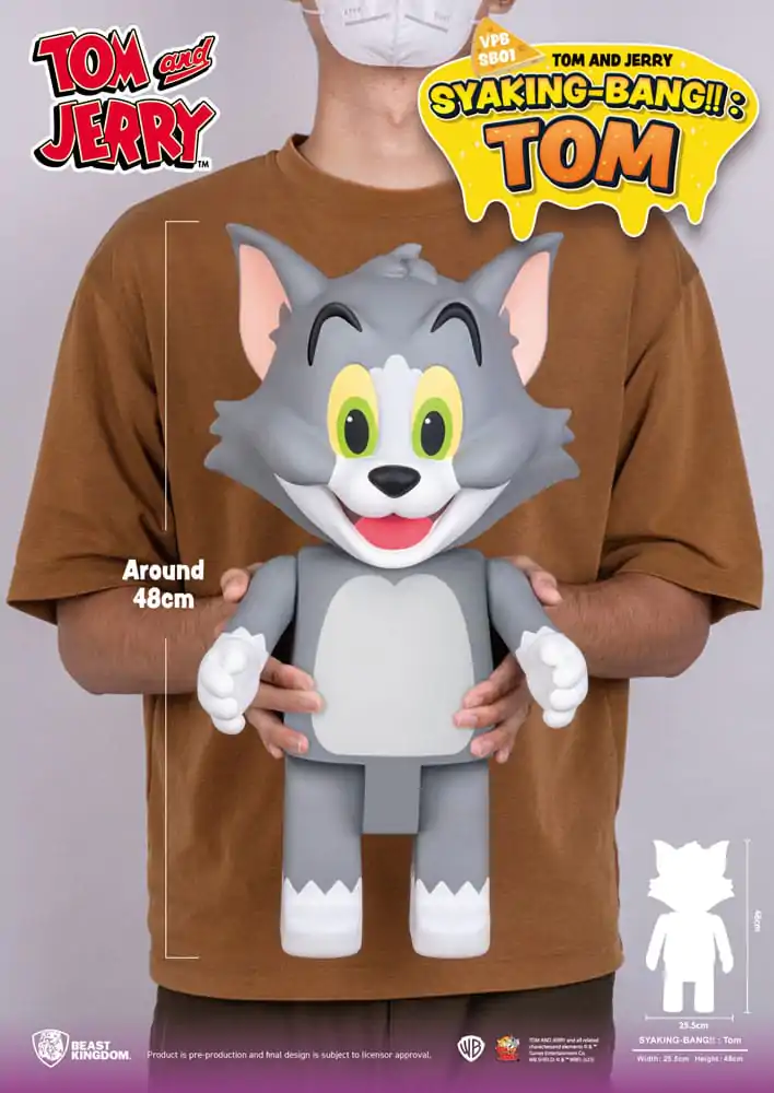 Tom &amp; Jerry Syaking Bank Vinyl Spardose Tom 48 cm Produktfoto