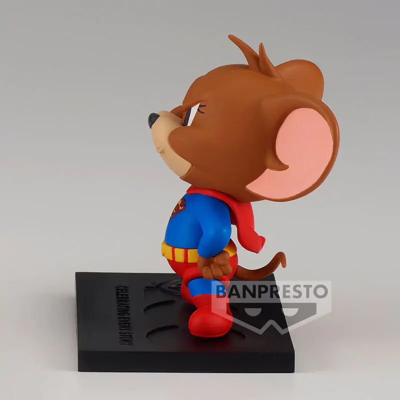 Tom and Jerry 100th Anniversary Warner Bross Jerry as Superman Figur 6cm Produktfoto