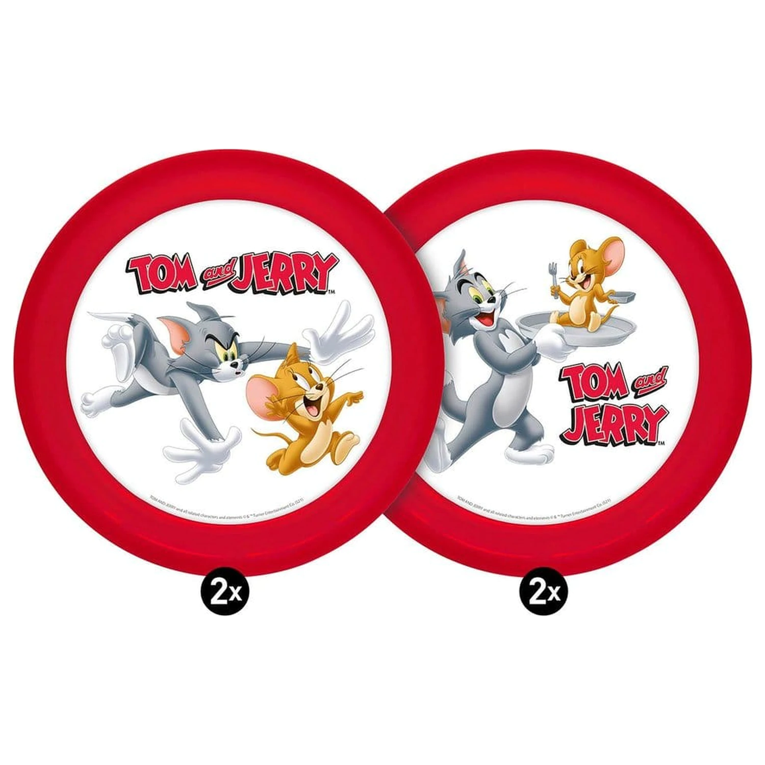 Tom & Jerry Teller 4er-Pack 21 cm Produktfoto