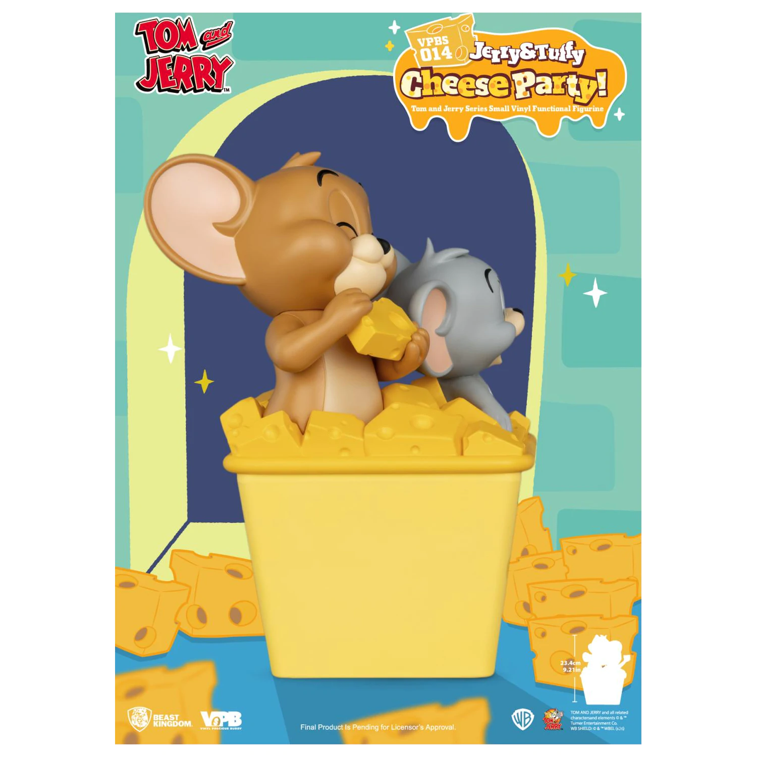 Tom & Jerry "Jerry & Tuffy Cheese Party" Spardose 23.4 cm Produktfoto