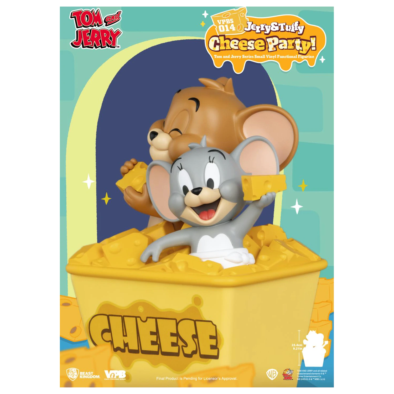 Tom & Jerry "Jerry & Tuffy Cheese Party" Spardose 23.4 cm Produktfoto