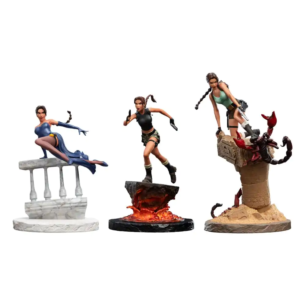 Tomb Raider Mini Statue Lara Croft: The Sanctuary of Flame 18 cm Produktfoto