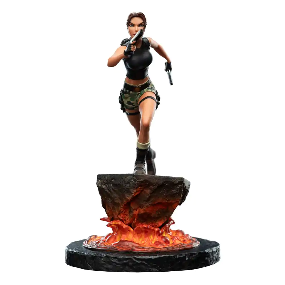 Tomb Raider Mini Statue Lara Croft: The Sanctuary of Flame 18 cm Produktfoto