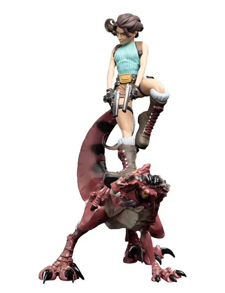 Tomb Raider Mini Epics Vinyl Figur Lara Croft & Raptor 24 cm termékfotó