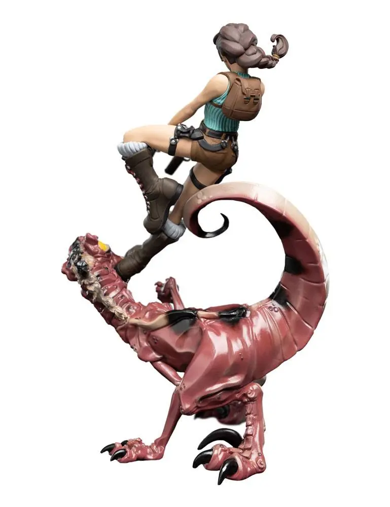 Tomb Raider Mini Epics Vinyl Figur Lara Croft & Raptor 24 cm termékfotó