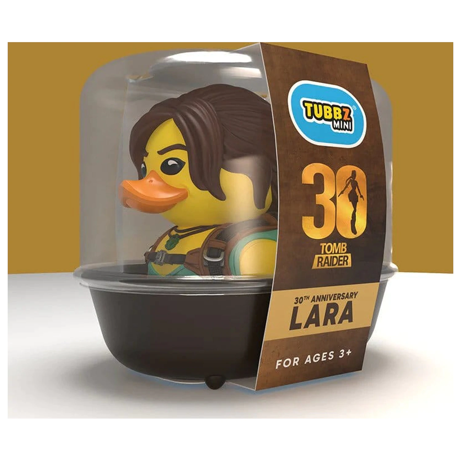 Tomb Raider Tubbz Mini PVC Figur Lara (30th Anniversary) 5 cm Produktfoto