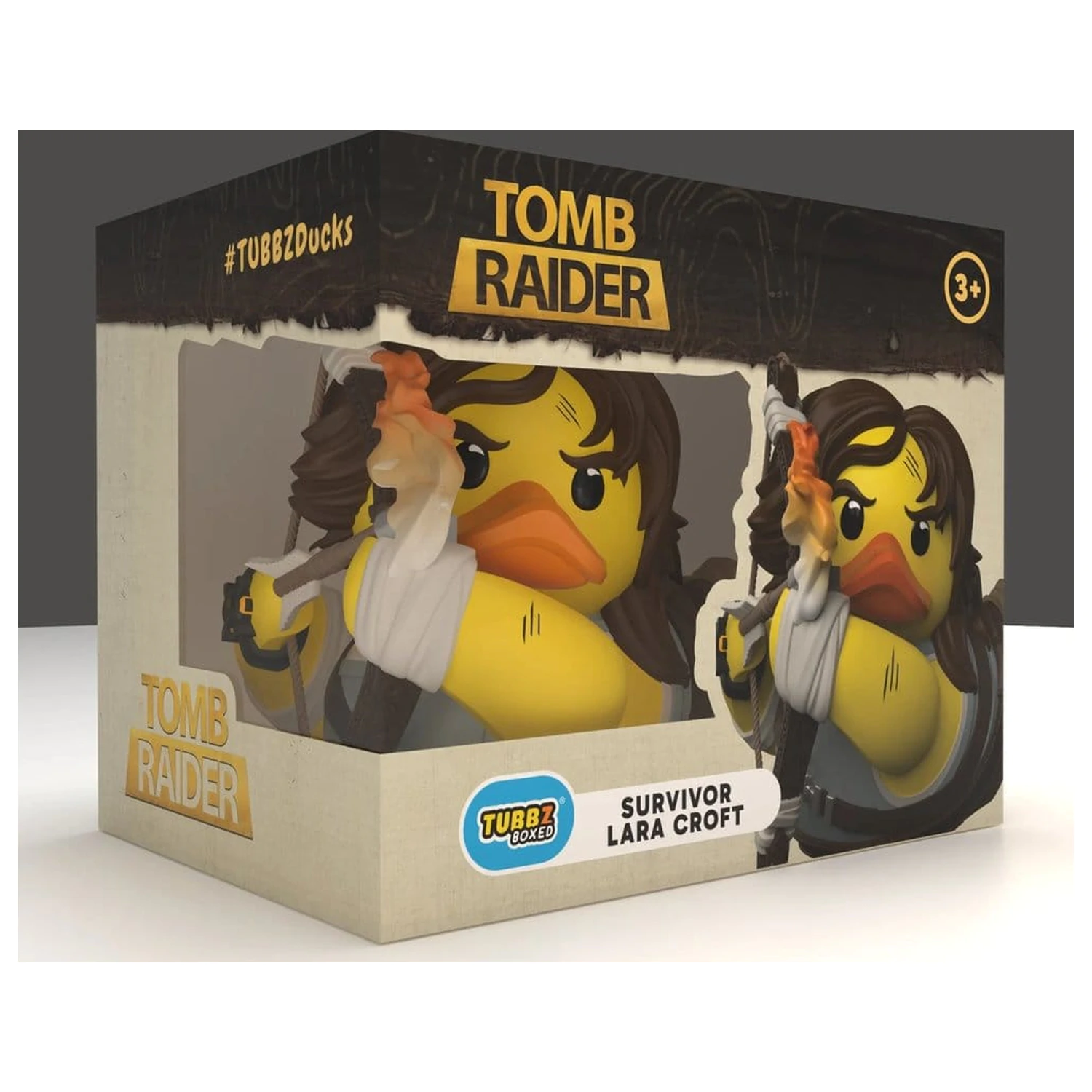 Tomb Raider Tubbz PVC Figur Lara Croft (Survivor) Boxed Edition 10 cm Produktfoto