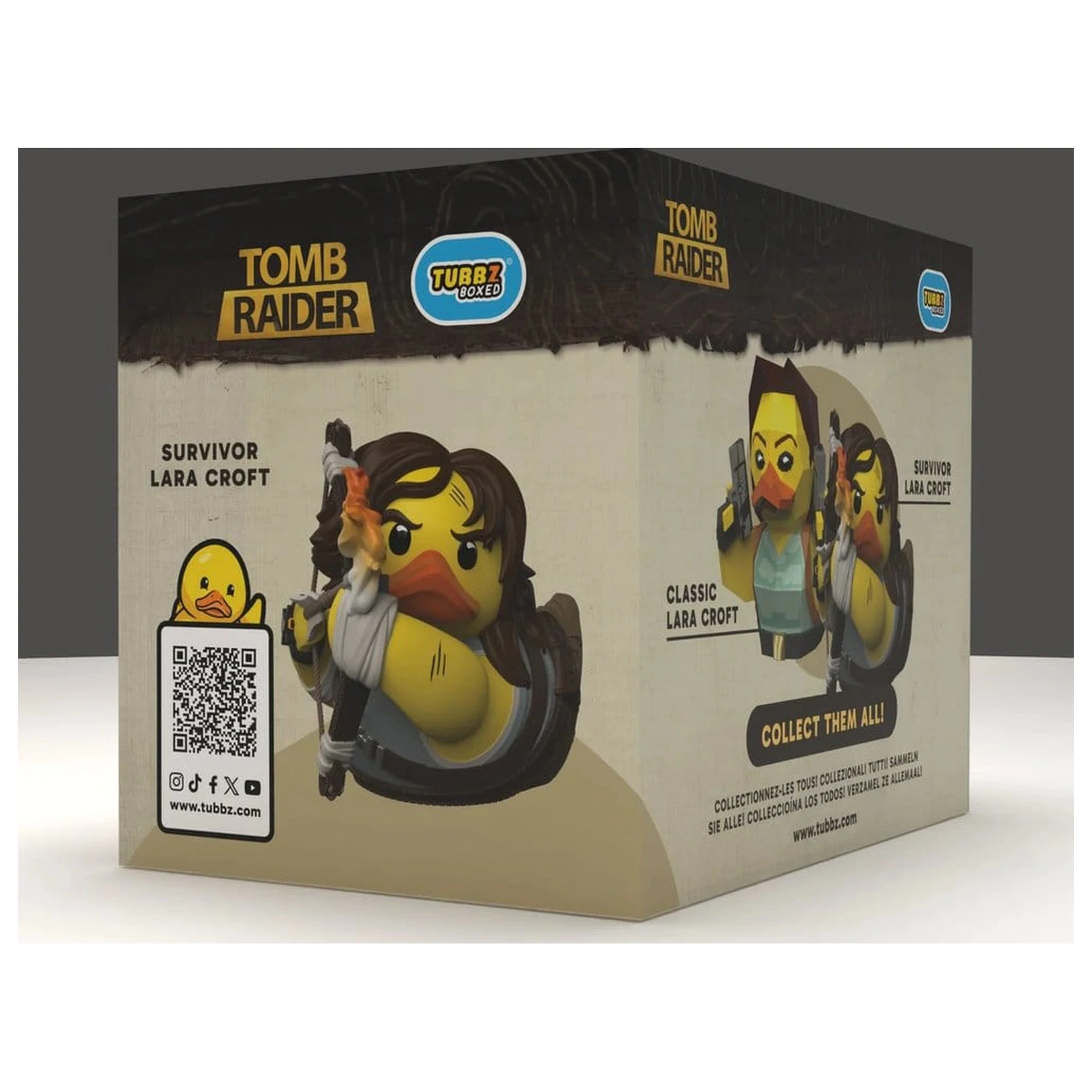 Tomb Raider Tubbz PVC Figur Lara Croft (Survivor) Boxed Edition 10 cm Produktfoto