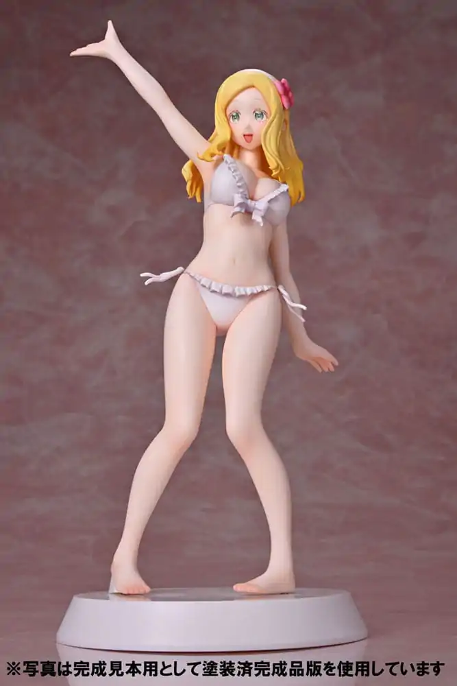 Tomo-chan Is a Girl! Summer Queens Assemble Heroines PVC Statue 1/8 Carol Olston Figur Bausatz Ver. 22 cm Produktfoto
