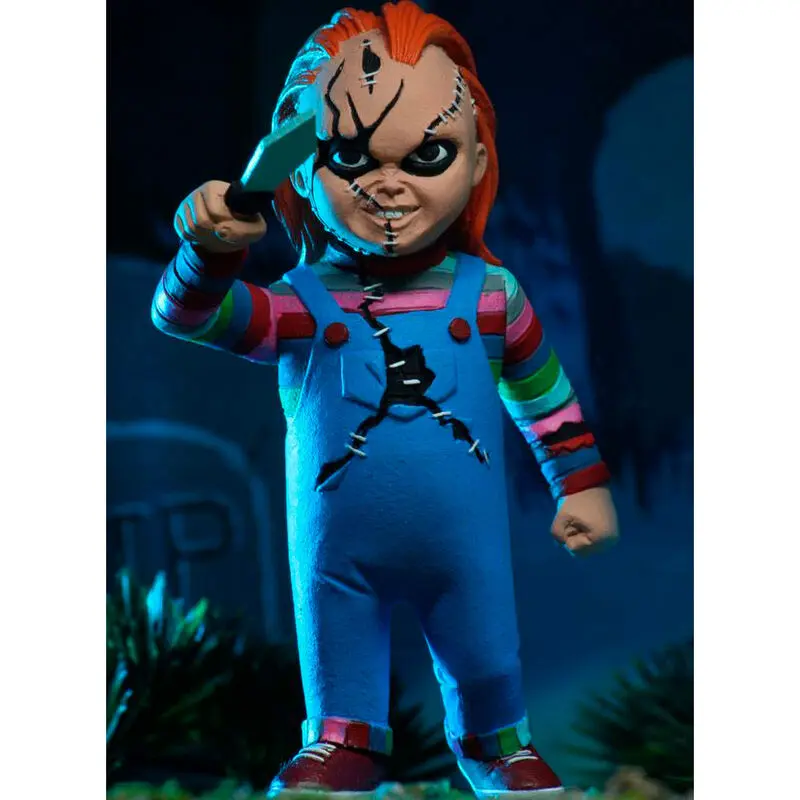 Bride of Chucky Toony Terrors Action Figur 2-er Pack Chucky &amp; Tiffany 15 cm Produktfoto